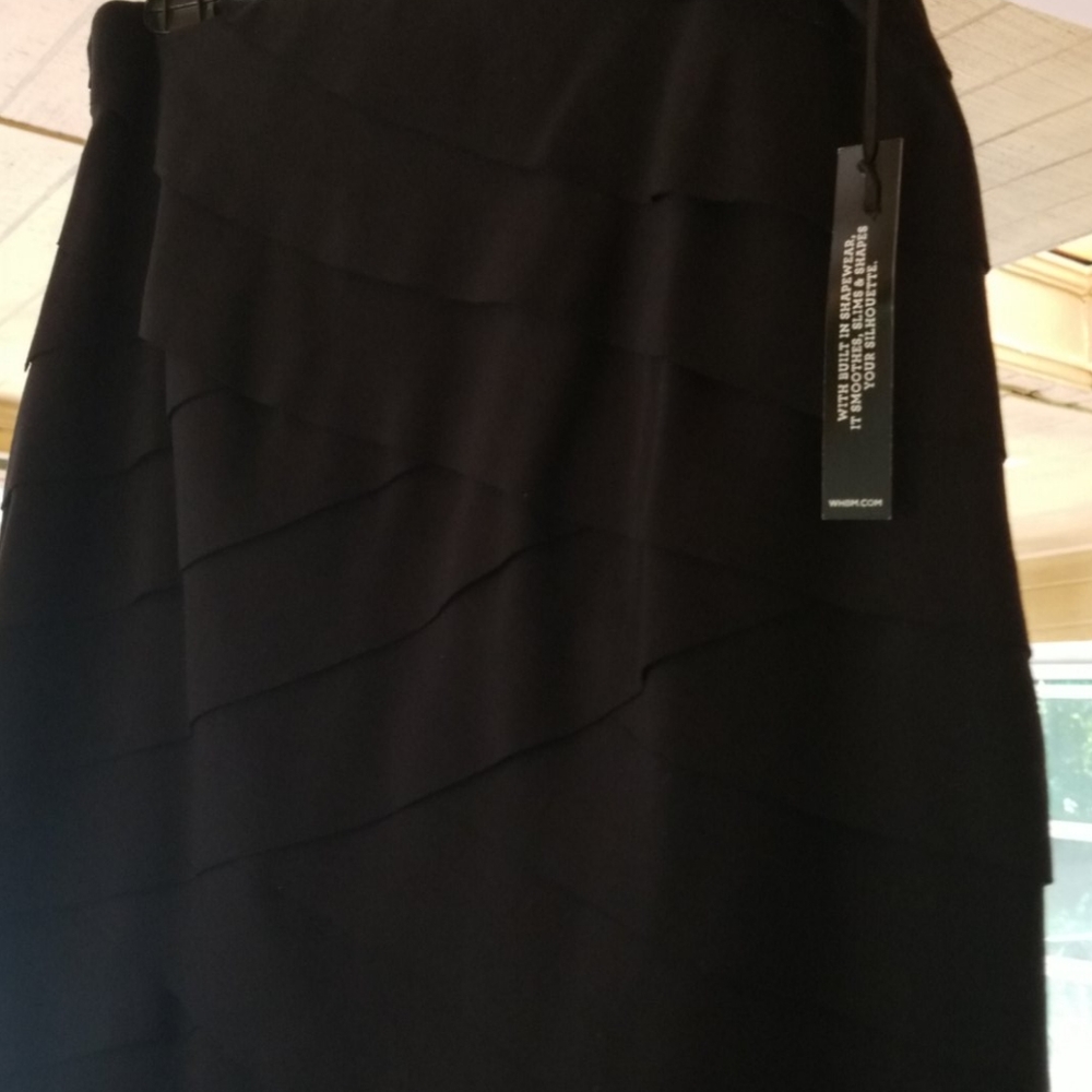 Black pencil skirt